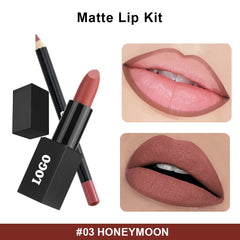 Rouge à lèvres mat longue tenue, 24 couleurs, vente en gros, maquillage végétalien ferme