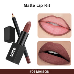 Rouge à lèvres mat longue tenue, 24 couleurs, vente en gros, maquillage végétalien ferme