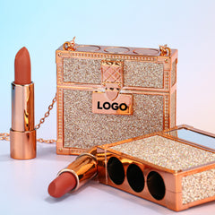 For Christmas Valentine Gift Matte Lipstick Set With Bag Mirror Waterproof Girls Multi Lipstick Kit