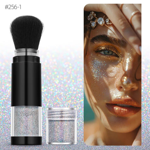 Glitter Highlight Makeup Private Label Contouring Bronze Highlighter Makeup 9 Colors Chameleon Eyeshadow Highlight Powder