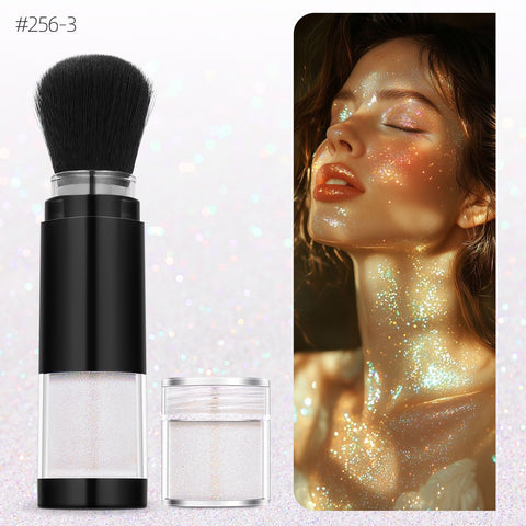 Glitter Highlight Makeup Private Label Contouring Bronze Highlighter Makeup 9 Colors Chameleon Eyeshadow Highlight Powder