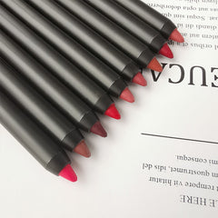 High Quality Cruelty Free 23 Colors Creamy Red Lipliner Wholesale Waterproof Smoothing Vegan Lip Liner Pencil Private Label