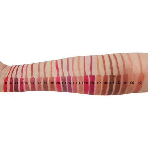 High Quality Cruelty Free 23 Colors Creamy Red Lipliner Wholesale Waterproof Smoothing Vegan Lip Liner Pencil Private Label