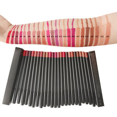 High Quality Cruelty Free 23 Colors Creamy Red Lipliner Wholesale Waterproof Smoothing Vegan Lip Liner Pencil Private Label