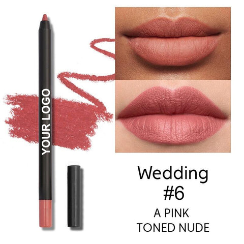High Quality Cruelty Free 23 Colors Creamy Red Lipliner Wholesale Waterproof Smoothing Vegan Lip Liner Pencil Private Label