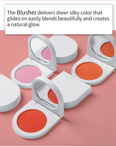 High Quality Custom Logo Private Label Cosmetics Cheek Powder 8 Colors Vegan Cruelty Free Single Makeup Blush Palette Blusher