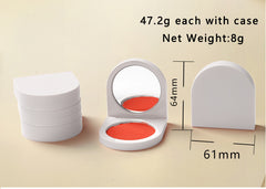 High Quality Custom Logo Private Label Cosmetics Cheek Powder 8 Colors Vegan Cruelty Free Single Makeup Blush Palette Blusher