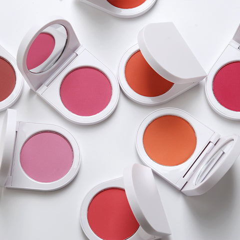 High Quality Custom Logo Private Label Cosmetics Cheek Powder 8 Colors Vegan Cruelty Free Single Makeup Blush Palette Blusher