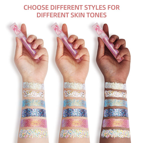 High Quality Multichrome Vegan 6 colors Duochrome Eyeshadow Privbate Lael Glitter Shimmer Chameleon Eyeshadow