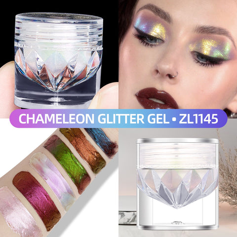 High Quality Multichrome Vegan Eyeshadow 6 Colors Duochrome Eyeshadow Privbate Lael Glitter Shimmer Chameleon Eyeshadow