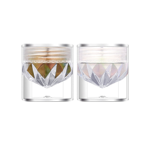 High Quality Multichrome Vegan Eyeshadow 6 Colors Duochrome Eyeshadow Privbate Lael Glitter Shimmer Chameleon Eyeshadow