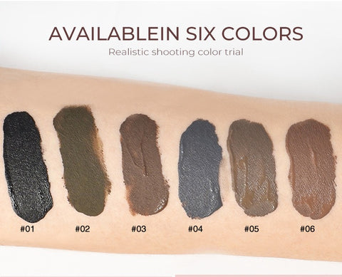 High Quality Wholesale Makeup Organic Vegan Eyebrow Dye with Brush Long-lasting Waterproof High Color Rendering Eyebrow Dye