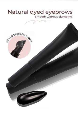 High Quality Wholesale Makeup Organic Vegan Eyebrow Dye with Brush Long-lasting Waterproof High Color Rendering Eyebrow Dye