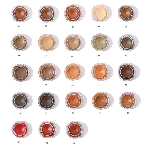Hot Sale Waterproof 23 Colors Eyebrow Pomade Dark Brown Private Label Eye Brow Cream Eyebrow Gel Brow Cream