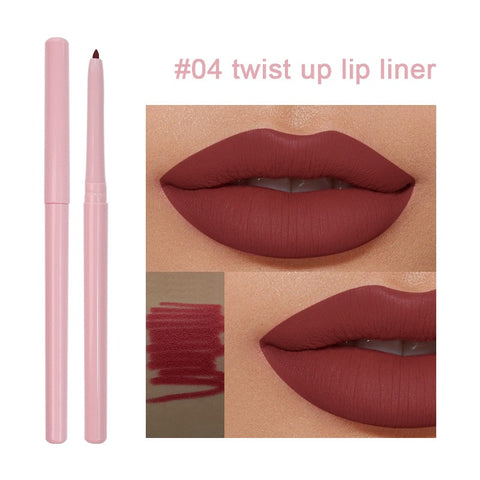 Hot Sale Waterproof Long Lasting 15 Colors Lip Liner Vegan Wholesale Custom Logo Skin-friendly Make up Creamy Lip Pencil