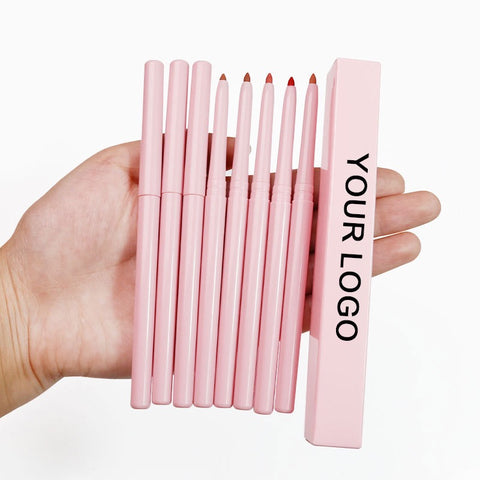 Hot Sale Waterproof Long Lasting 15 Colors Lip Liner Vegan Wholesale Custom Logo Skin-friendly Make up Creamy Lip Pencil
