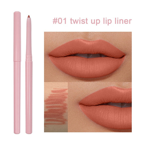 Hot Sale Waterproof Long Lasting 15 Colors Lip Liner Vegan Wholesale Custom Logo Skin-friendly Make up Creamy Lip Pencil
