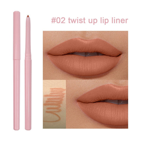 Hot Sale Waterproof Long Lasting 15 Colors Lip Liner Vegan Wholesale Custom Logo Skin-friendly Make up Creamy Lip Pencil