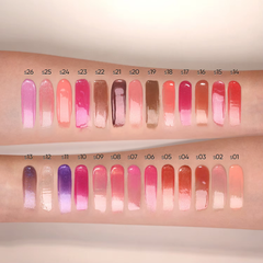 Hot Selling Long Lasting Water Lip Butter Lip Gloss Color Lipgloss Brown Nude pink Vegan Liquid Lipstick