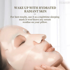 Hyaluronic Acid Facial Sheet Mask Factory Wholesales High Quality Hyaluronate Deep Moisturizing Hydrating Face Mask