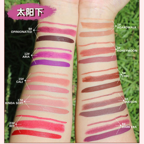 Liquid Lipstick 6Pcs Matte Liquid Lipstick 10 Colors Makeup Set Matte Liquid Long-Lasting Lipstick Kit