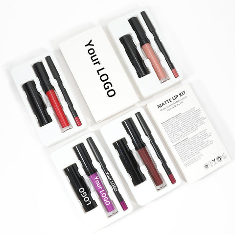 Liquid Lipstick 6Pcs Matte Liquid Lipstick 10 Colors Makeup Set Matte Liquid Long-Lasting Lipstick Kit