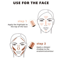 Long Lasting Top Quality Custom logo 8 Colors Highlighter Stick Full Coverage Face Makeup