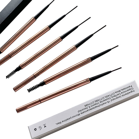Make Your Own Brow ultra Slim Defining Beige Vegan Eyebrow Pencil Waterproof Private Label 6 Colors Liquid Eyebrow Pencil