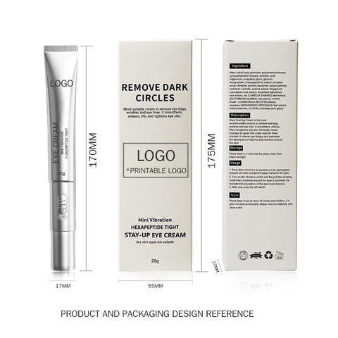 New Private Label Eye Cream Moisturizing Anti Aging Anti Wrinkles Minimize Remover Dark Circles Eye Bag Under Eye Cream