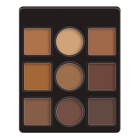 Newest 9 Color Shading Highlighter Powder Makeup Private Label Contour Palette