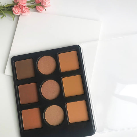 Newest 9 Color Shading Highlighter Powder Makeup Private Label Contour Palette