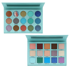 No Brand Eyeshadow Palette 15 Colors Gold Package Eyeshadow Palette Makeup