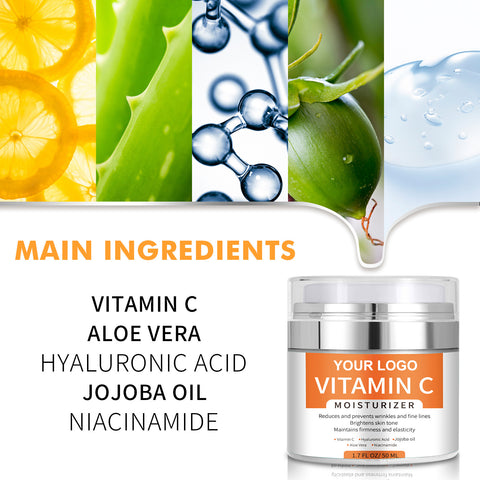 OEM Custom Logo Private Label Brand Vc Face Cream