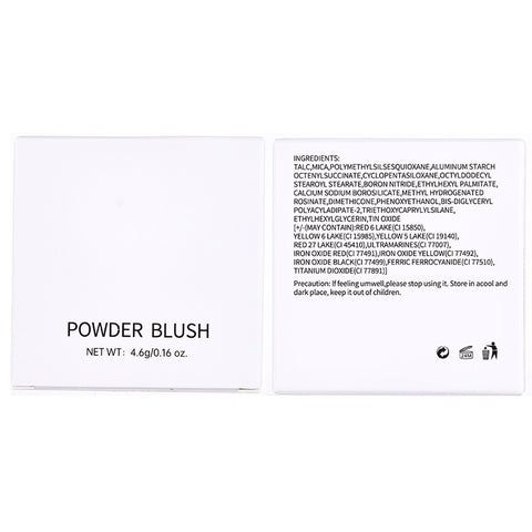 OEM Custom Private Label Blush Palette 8 Colors High Quality Oil Free Blusher Long Lasting Makeup Contouring Blush