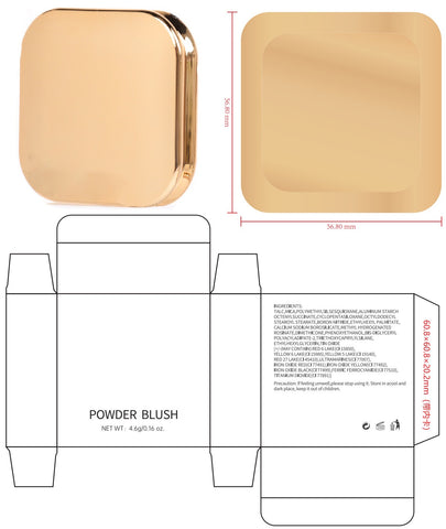 OEM Custom Private Label Blush Palette 8 Colors High Quality Oil Free Blusher Long Lasting Makeup Contouring Blush