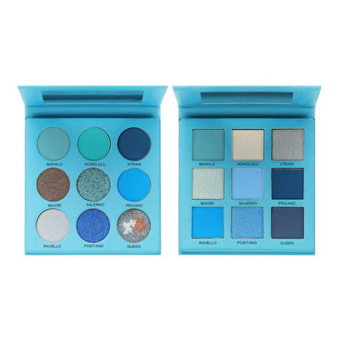 OEM Custom Private Label Vegan 9Colors Shimmer Glitter Matte High Pigment Cruelty Free Waterproof Pink Eyeshadow Palette