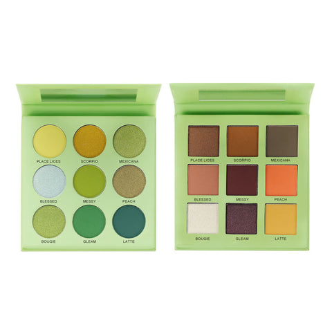 OEM Custom Private Label Vegan 9Colors Shimmer Glitter Matte High Pigment Cruelty Free Waterproof Pink Eyeshadow Palette