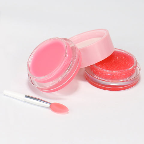 Vegan Free Lip Scrub Strawberry Flavor Lip Makeup Custom Your Own Brand