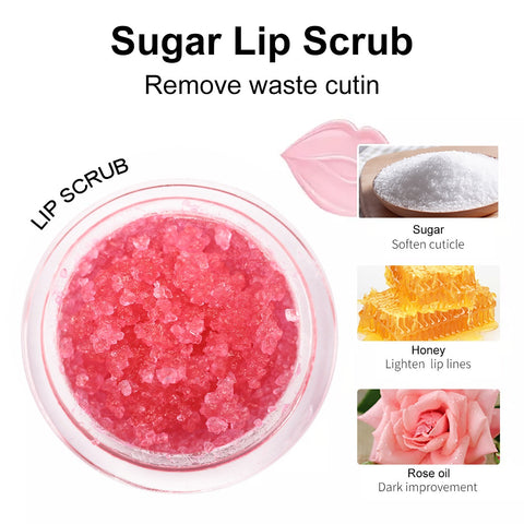 OEM Private Label Wholesale Vendors Lip Carr Vegan Sugar Lip Scrub