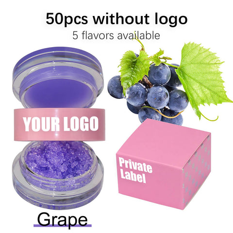 Vegan Free Lip Scrub Strawberry Flavor Lip Makeup Custom Your Own Brand