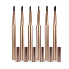 Pink Package 6 Color Eyebrow Makeup Brow Pencil Slim Private Label Gold