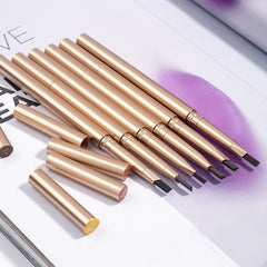 Pink Package 6 Color Eyebrow Makeup Brow Pencil Slim Private Label Gold