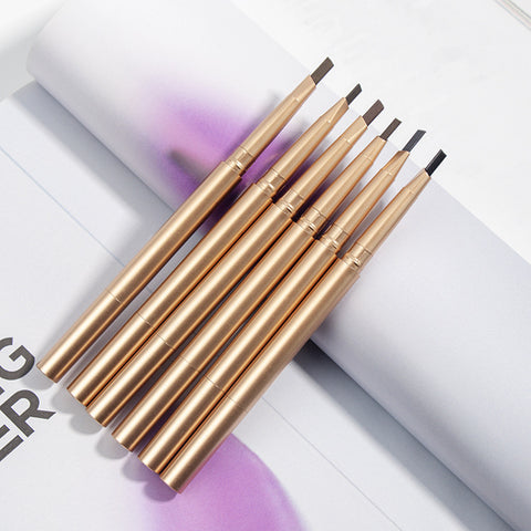 Pink Package 6 Color Eyebrow Makeup Brow Pencil Slim Private Label Gold