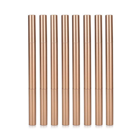 Pink Package 6 Color Eyebrow Makeup Brow Pencil Slim Private Label Gold