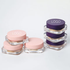 Private Label 10 Colors Face Makeup Mineral Translucent Matte Oil Control Waterproof Foundation Setting Loose Powder
