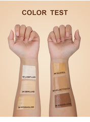 Private Label 12 Hour Long Lasting Moisturizing Waterproof Matte Niacinamide Hyaluronic Acid Organic Vegan Liquid Foundation