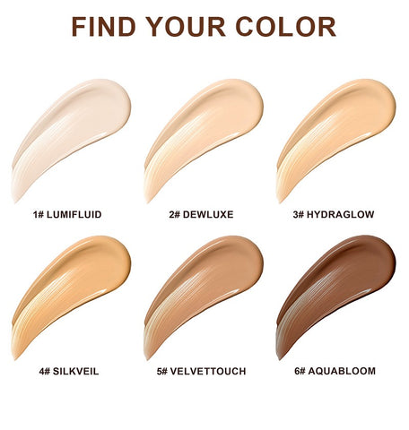 Private Label 12 Hour Long Lasting Moisturizing Waterproof Matte Niacinamide Hyaluronic Acid Organic Vegan Liquid Foundation