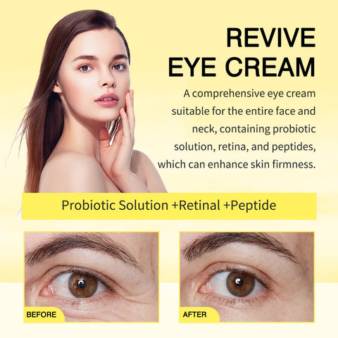 Private Label 40ML Moisturizing Under Eye Repair Fine Lines Anti Puffiness Eye Bags Dark Circles Removal Revive Eye Cream
