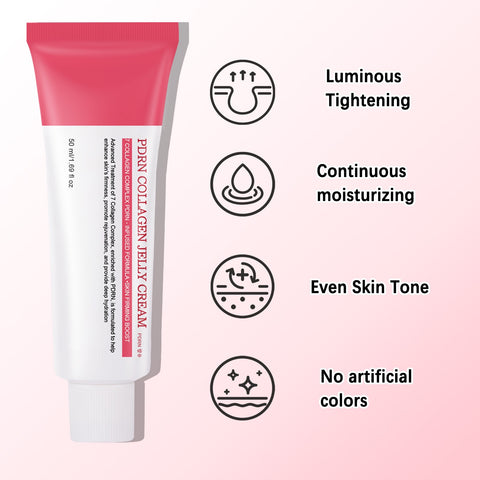 Private Label 50ML Whitening Moisturizing PDRN Collagen Jelly Cream Cruelty Free Skincare Natural Hyaluronic Acid 9 Face Cream