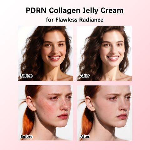 Private Label 50ML Whitening Moisturizing PDRN Collagen Jelly Cream Cruelty Free Skincare Natural Hyaluronic Acid 9 Face Cream